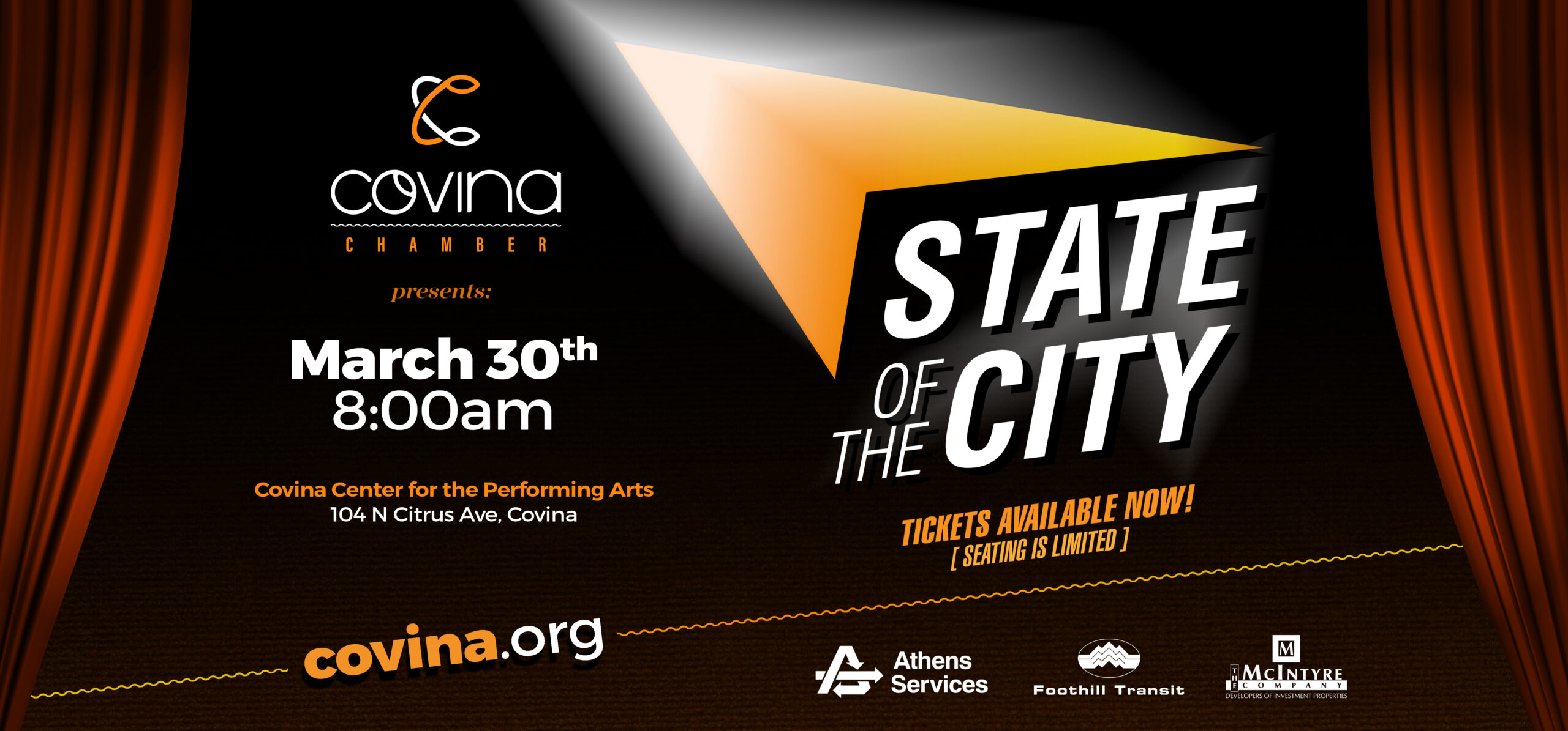 Covina State of the City Web Slider Announcement